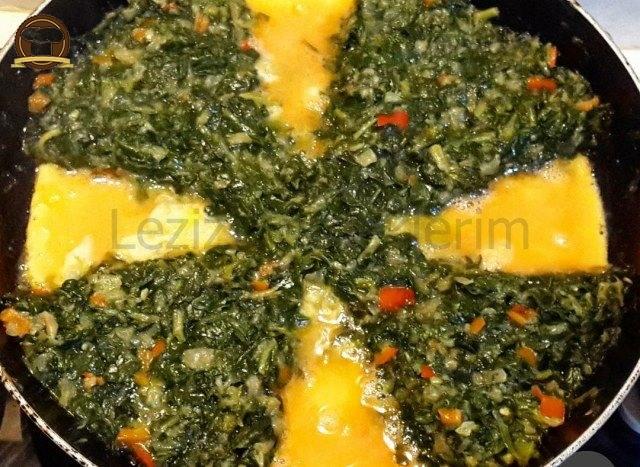 Yumurtalı Ispanak Kavurması