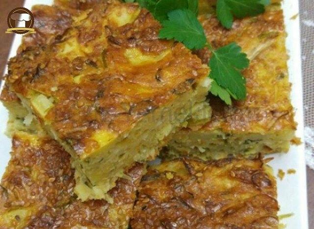 Pırasalı Mısır Unlu Kek