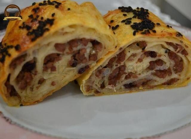 Kıymalı Rulo Açma Börek