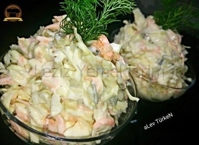 Kfc Tadında Coleslaw Salata
