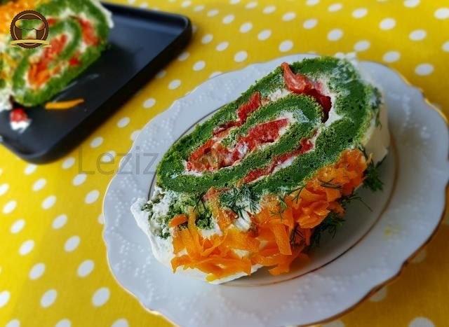 Ispanaklı Tuzlu Rulo