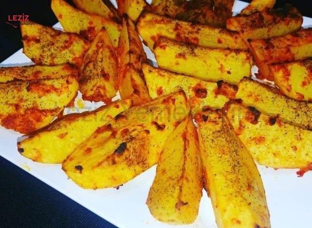 Şipşak Fırında Enfes Baharatlı Patates