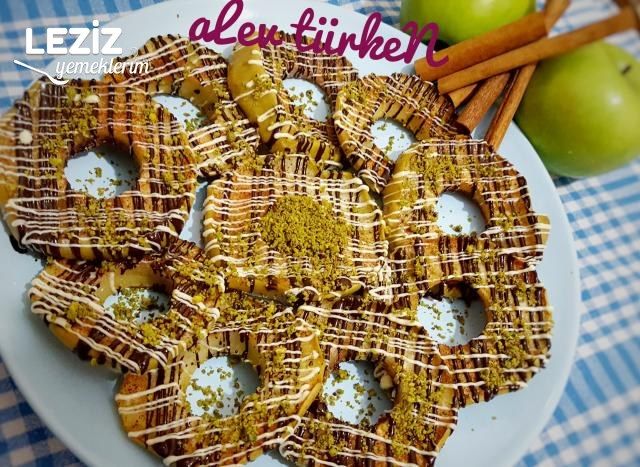 Pratik Donut Şeklinde Elma Tatlısı