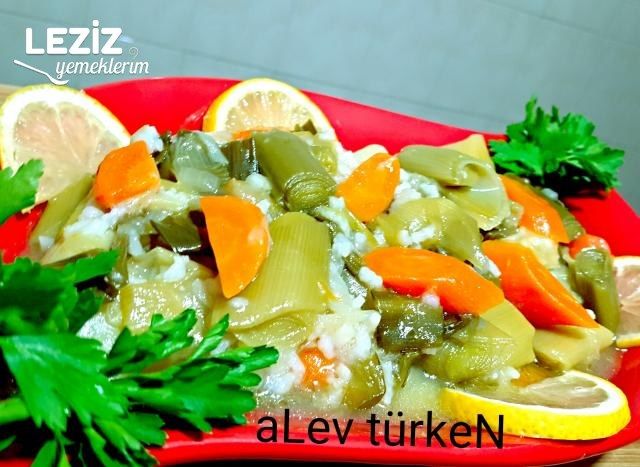 Zeytinyağlı Pırasa Yemeği