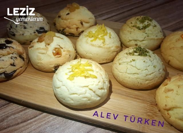 Şipşak Çay Saati Kurabiyesi (Tek Hamur 5 Farklı Tat)