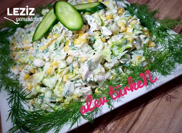 Şahane Tavuk Salatası (Gün Salatası)