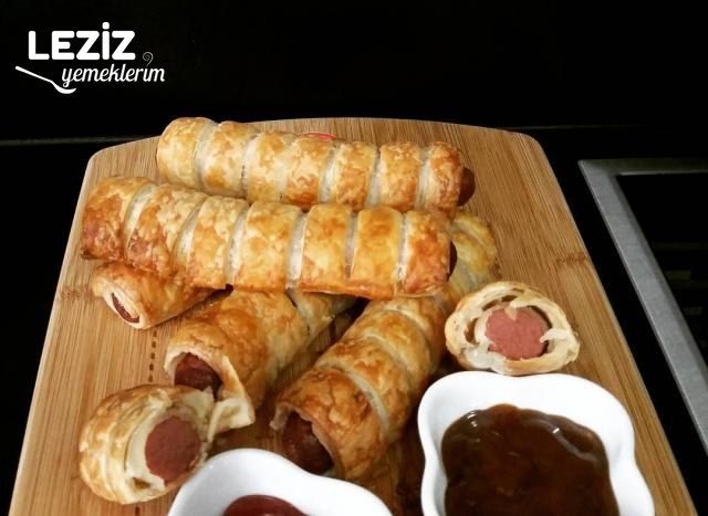 Sosisli Milföy Börek