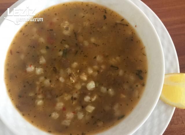Yarmalı Yeşil Mercimek Çorbası