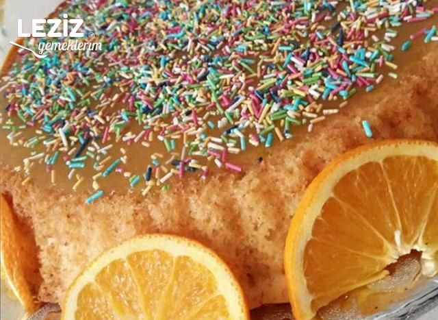 Portakal Soslu Tart Kek