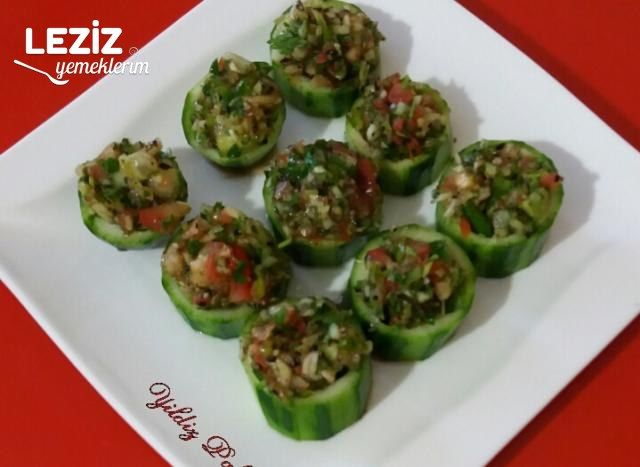 Salatalık Çanağında Ezme Salata
