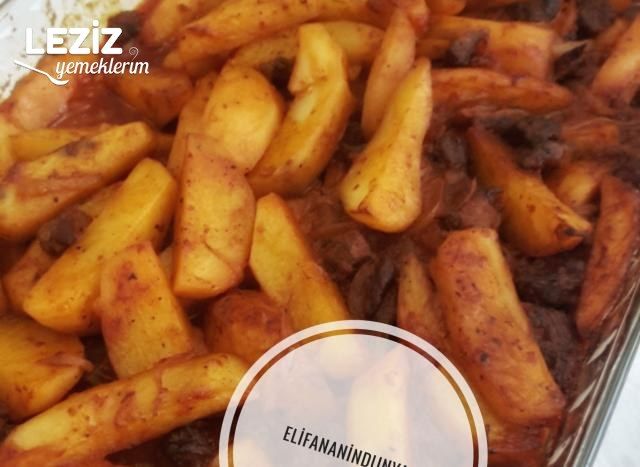 Patatesli Tepsi Kebabı