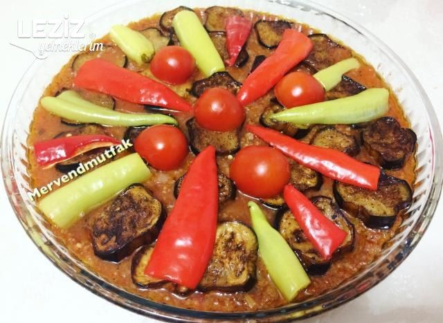 Fırında Patlıcan Oturtma