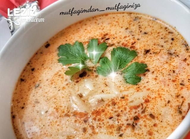 Kıymalı Terbiyeli Şehriye Çorbası