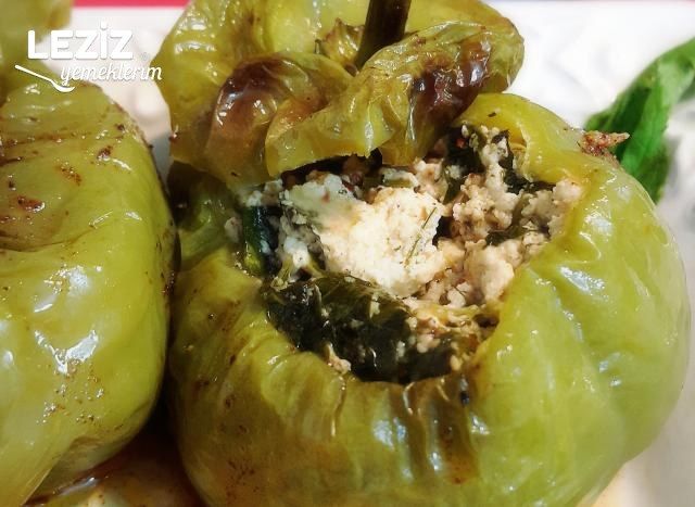 Lorlu Peynirli Biber Dolması
