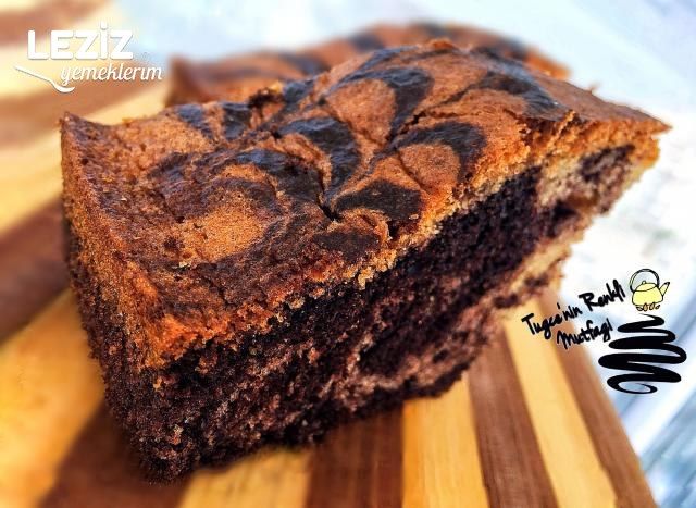 Yumuşacık Ebruli Kek (Nişastalı)