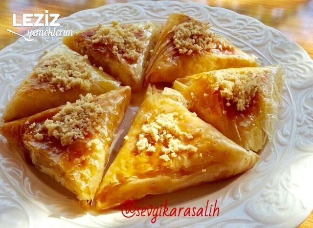 Peynirli Cevizli Muska Baklava (Çok Pratik)