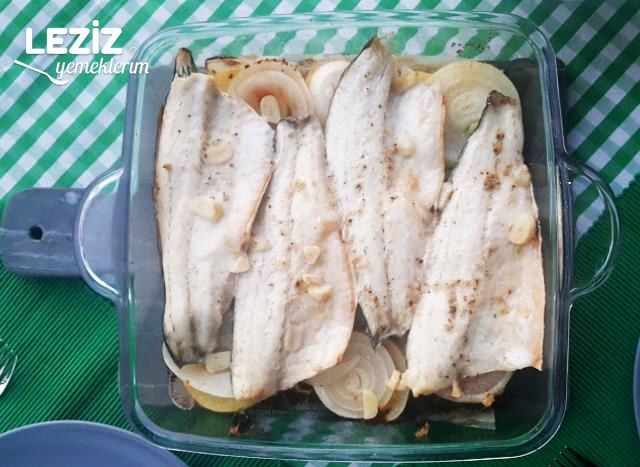Fırında Patatesli Soğanlı Levrek