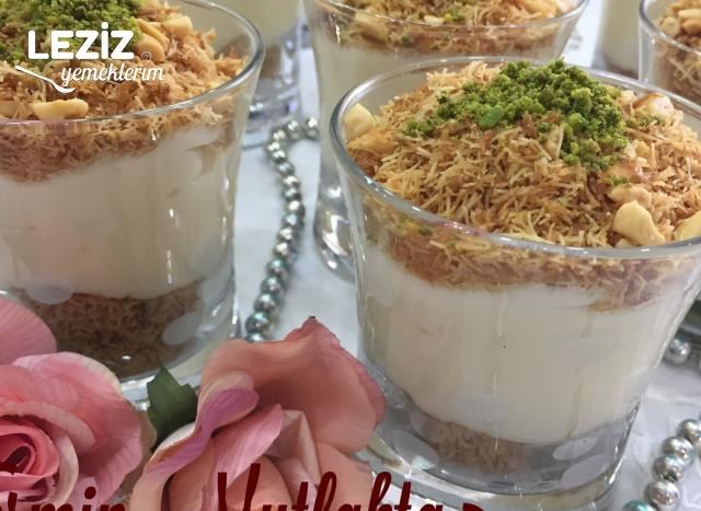 Çıtır Kadayıflı Sütlü Tatlı