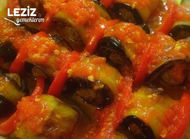 Köfteli Patlıcan Sarma Tarifi