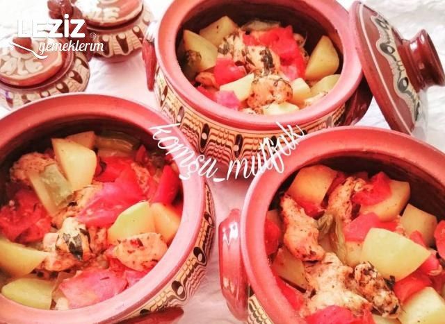 Güveçte Tavuk Patates