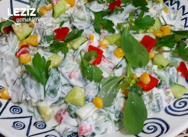 Yoğurtlu Semizotu Salatası Yapımı