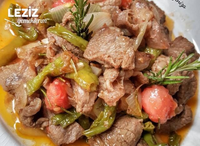 Taze Biberiyeli Et Sote