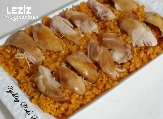 Salçalı Tavuklu Bulgur Pilavı