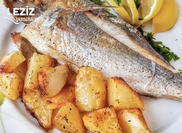 Baharatlı Patates Eşliğinde Fırında Çipura