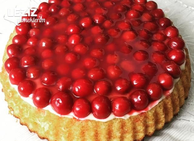 Vişneli Muhallebili Tart