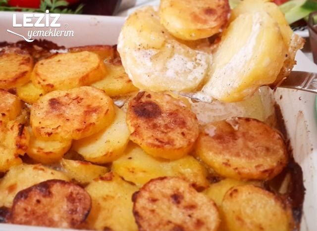 Fırında Kremalı Patates