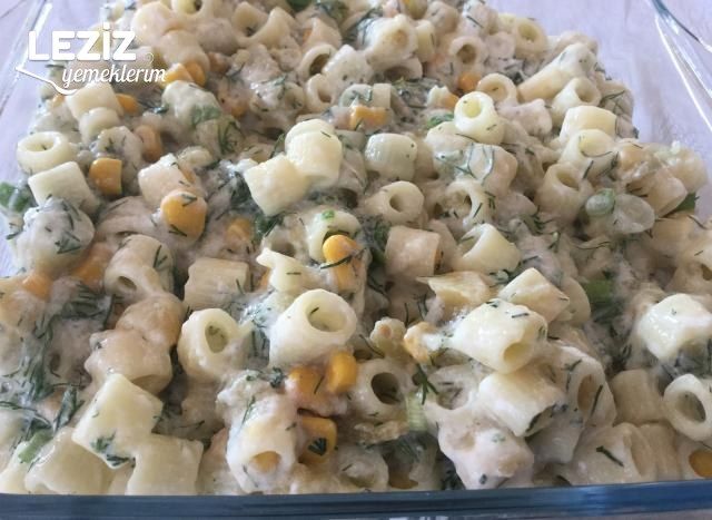 Köz Patlıcanlı Makarna Salatası