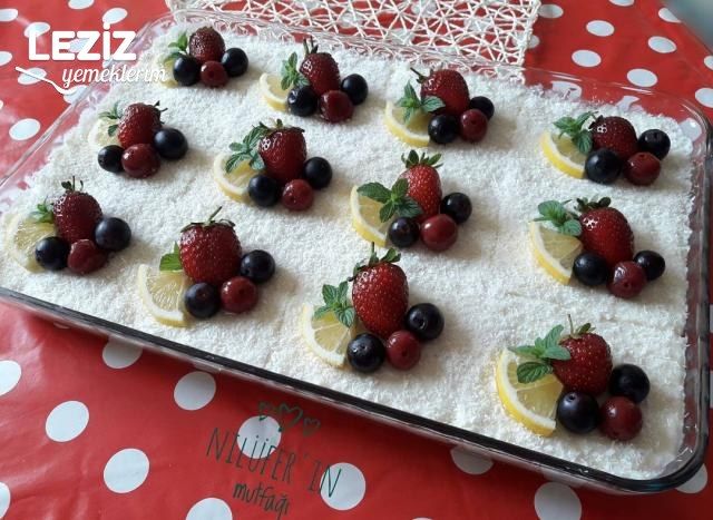 Limonlu Kremalı Kek