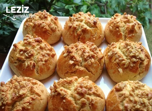 Portakallı Cevizli Kurabiye