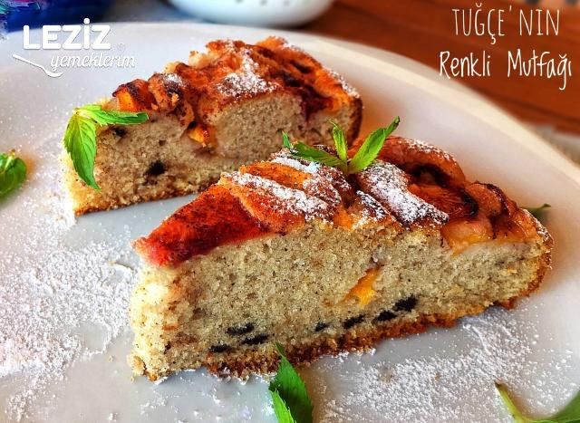 Şeftalili Tarçınlı Pamuk Kek