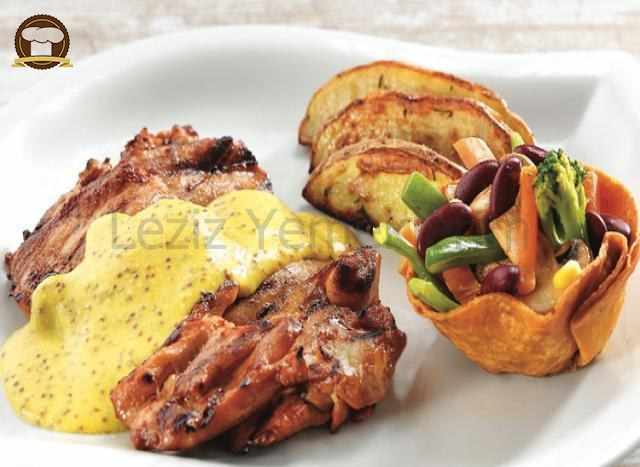 Zeytin Ve Mantar Soslu Tavuk But