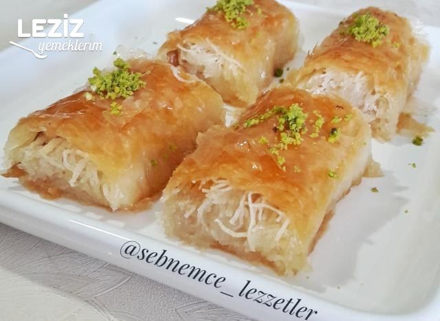 Baklava Yufkasından Kadayıf Sarma