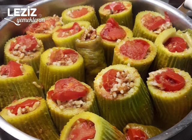 Kabak Dolması Yapılışı