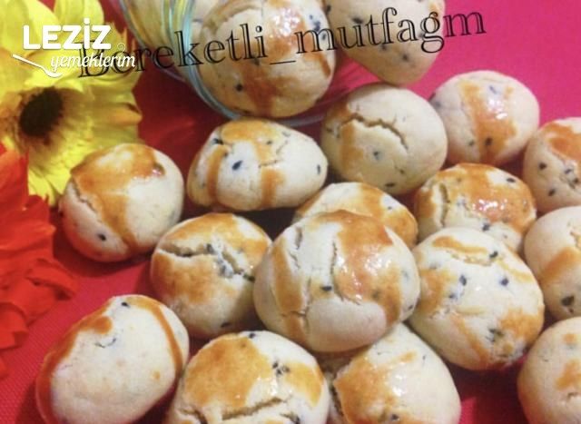 Çörek Otlu Tuzlu Kurabiye