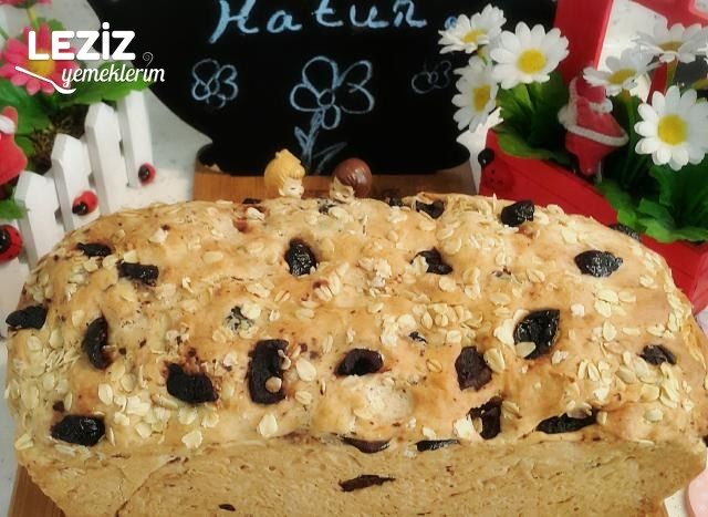 Zeytinli Yulaflı Foccacia Ekmeği