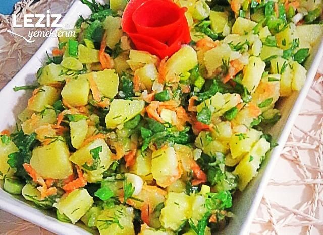 Patates Salatası Tarifi Patates Salatası Nasıl Yapılır