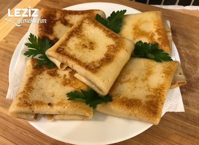Kahvaltılık Krep Börek Yapımı