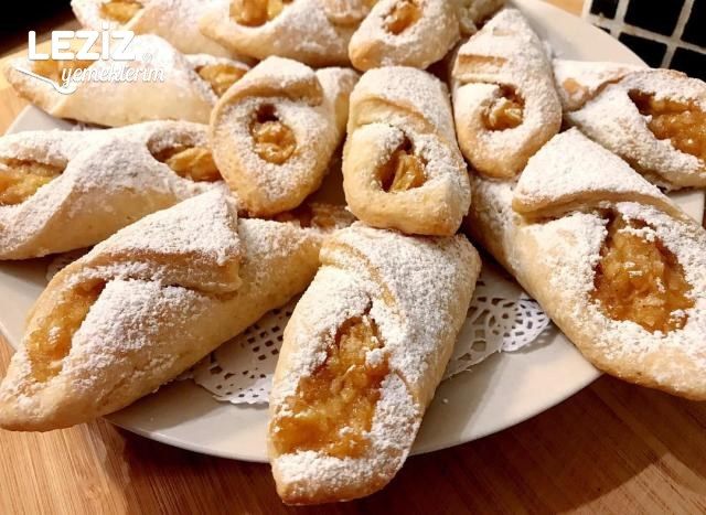 Margarinsiz Kek Gibi Yumuşacık Elmalı Kurabiye