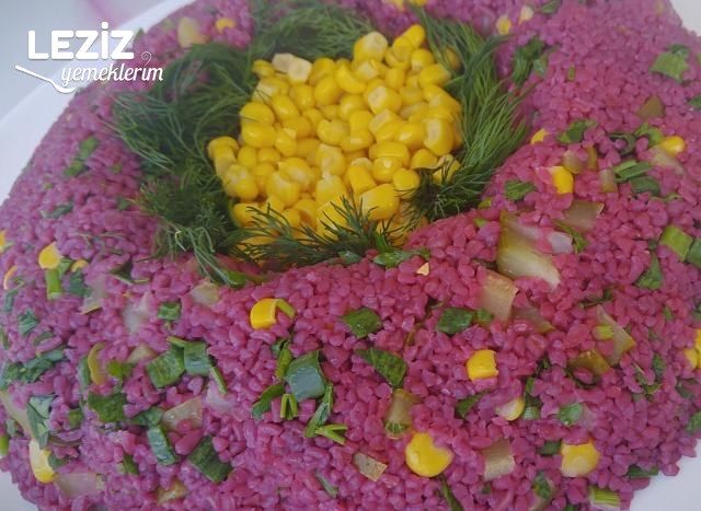 Şalgamlı Bulgur Salatası Yapılışı