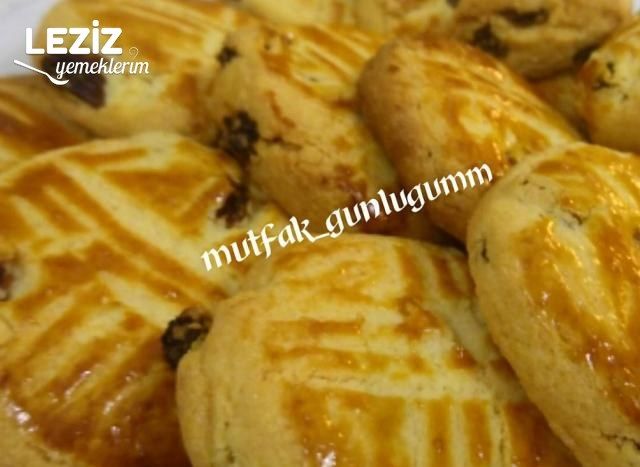 Üzümlü Pastane Kurabiyesi Tarifi