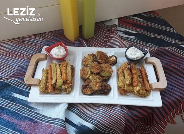 Fırınlanmış Sebze Cipsleri