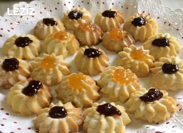 Marmelatlı Çiçek Kurabiye Tarifi