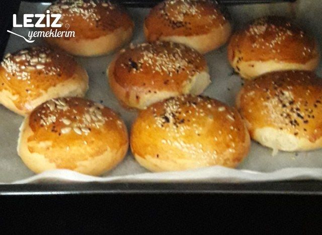 Ev Yapımı Hamburger Ekmeği Yapılışı