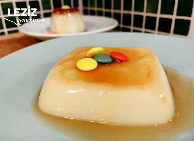 Karamel Soslu Muhallebi (Yumurtasız)