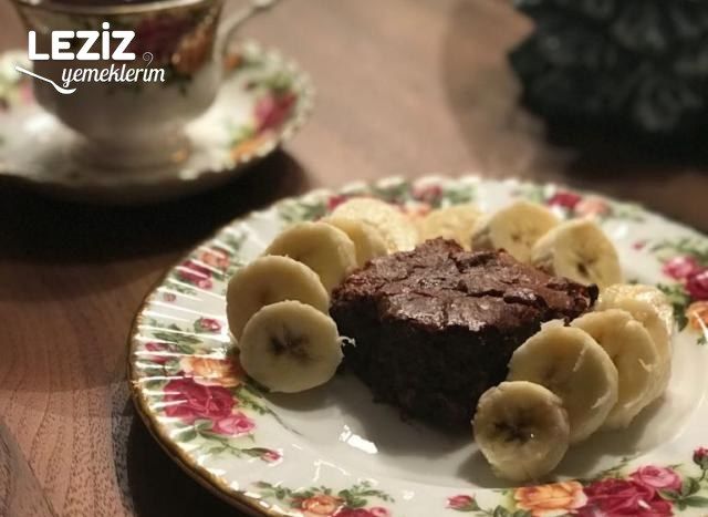 Pratik Nutellalı Muzlu Brownie