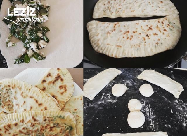 Peynirli Ispanaklı Gözleme Börek